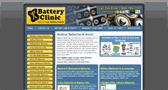 Desktop Screenshot of batteryclinic.com